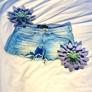 Express jeans shorts